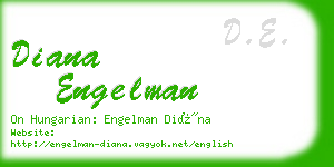 diana engelman business card